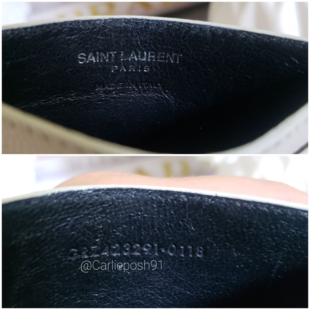 Authentic Pre-owned Yves Saint Laurent Grain De Poudre Card Case - Picture 11 of 12